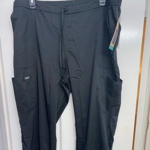 Black scrub pants